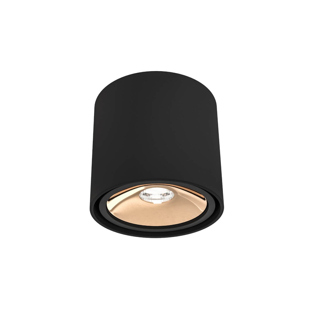 Minimalistyczny spot Neo Nero Mobile / Ufo Gold OR83934 czarny