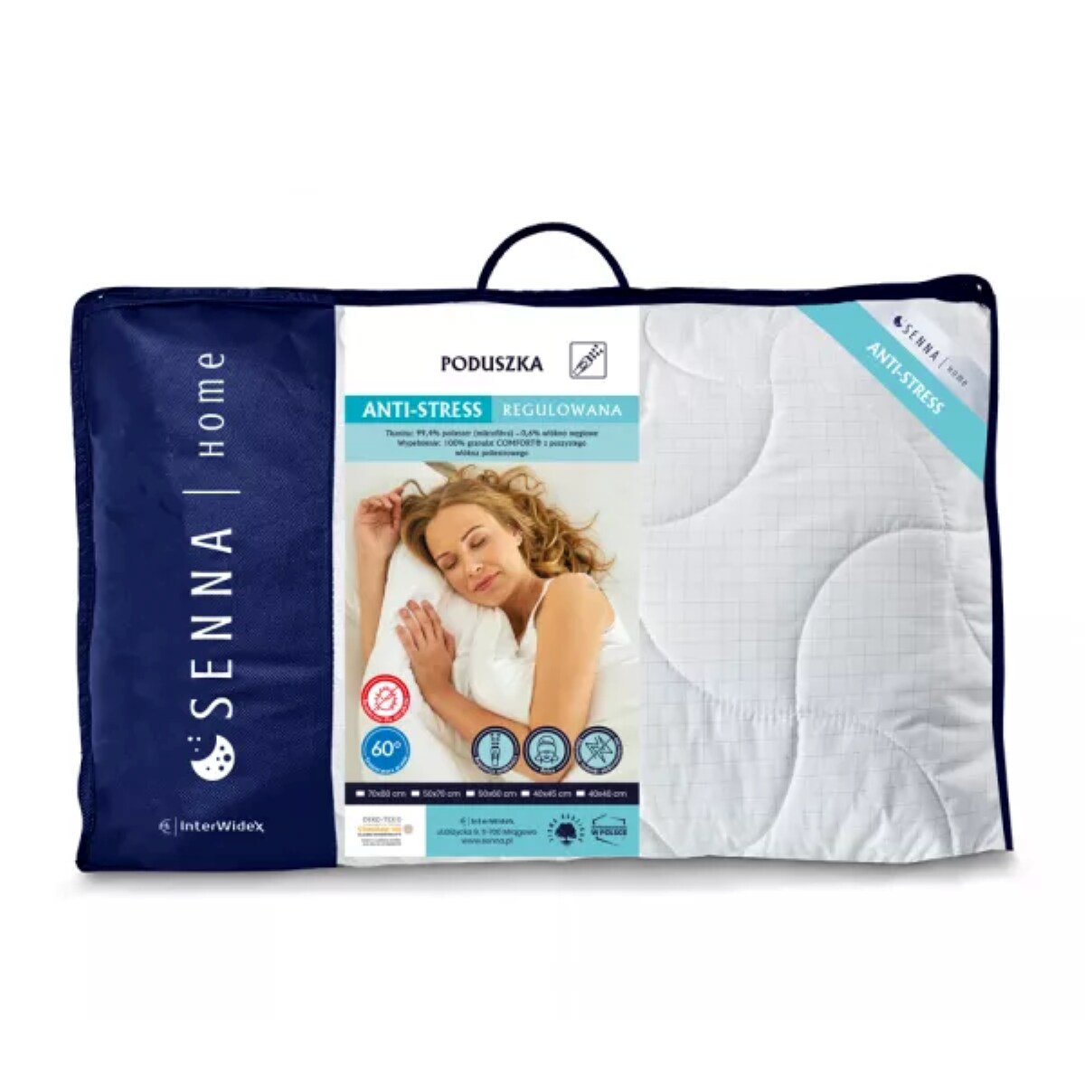 Poduszka regulowana 50x60 ANTI-STRESS senna Home