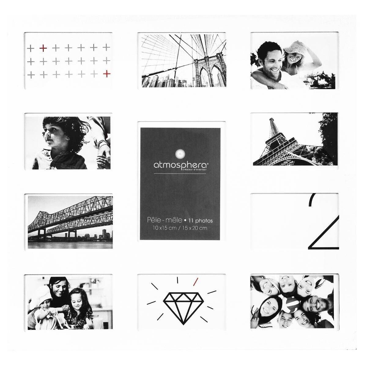 Ramki na zdjęcia, kolaż,11 elementów, Atmosphera