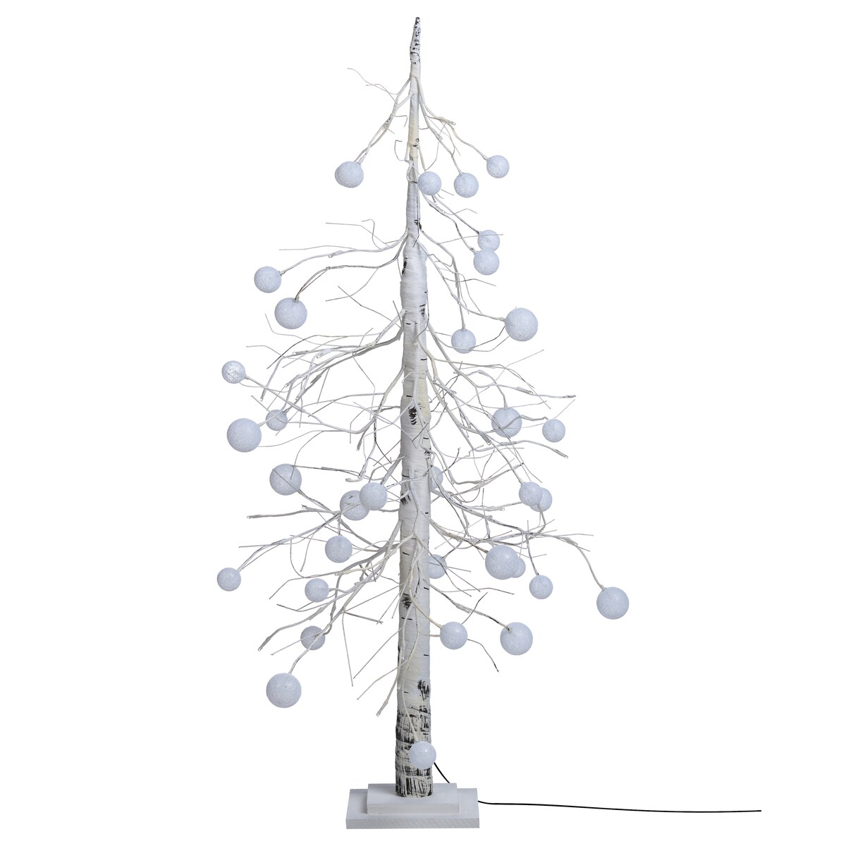 Dekoracja ogrodowa LED HOLAR Choinka 122 cm Biały