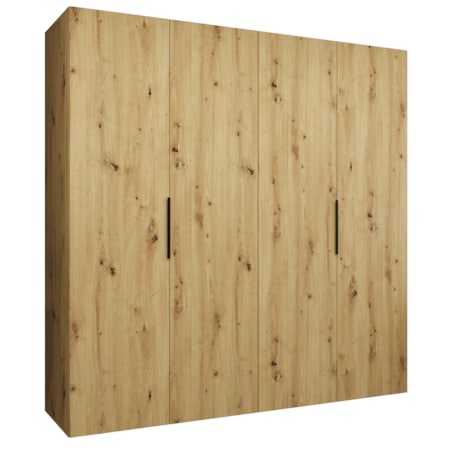 Szafa uchylna otwierana MARBELLA 1 200 wys. 202 cm Artisan + u. Czarny