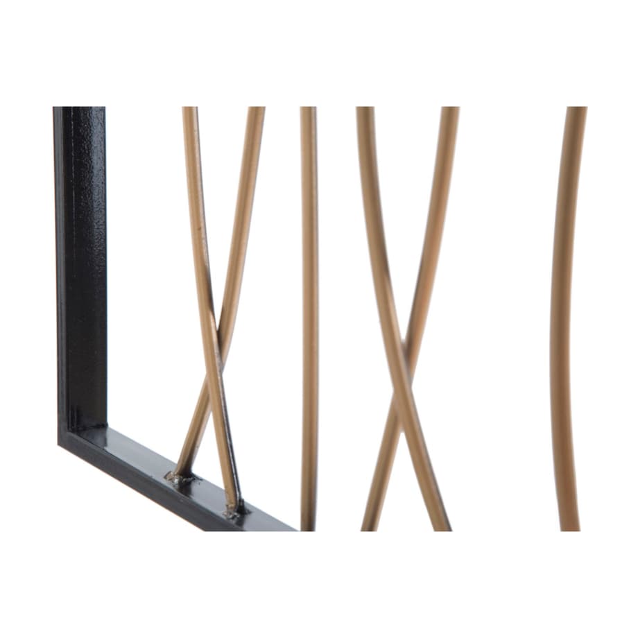 Dekoracja ścienna Centruy - B, kolor wielokolorowy, żelazo, 66 x 100 cm, styl glamour, do salonu i przedpokoju, Mauro Ferretti