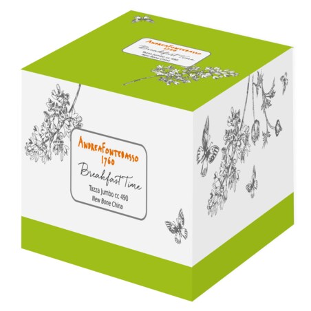 BREAKFAST TIME KUBEK ŚNIADANIOWY ZIELONY 490 CC