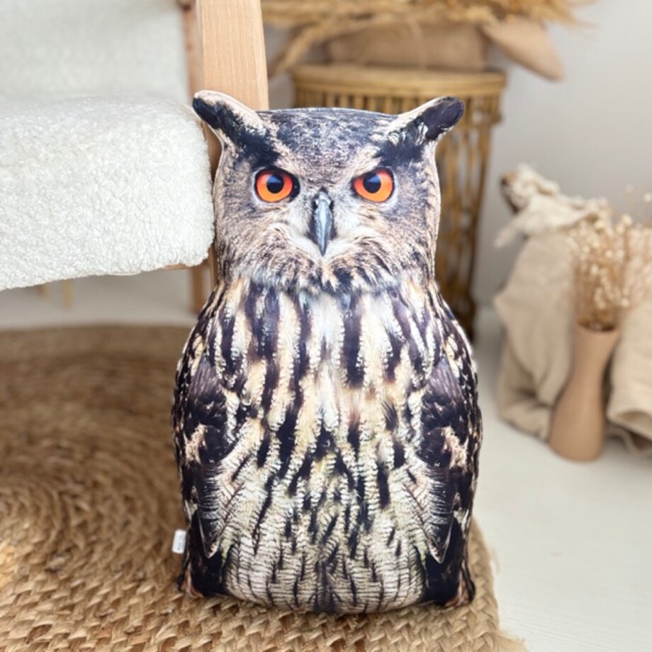 Poduszka mała Sowa Puchacz Bubo bubo