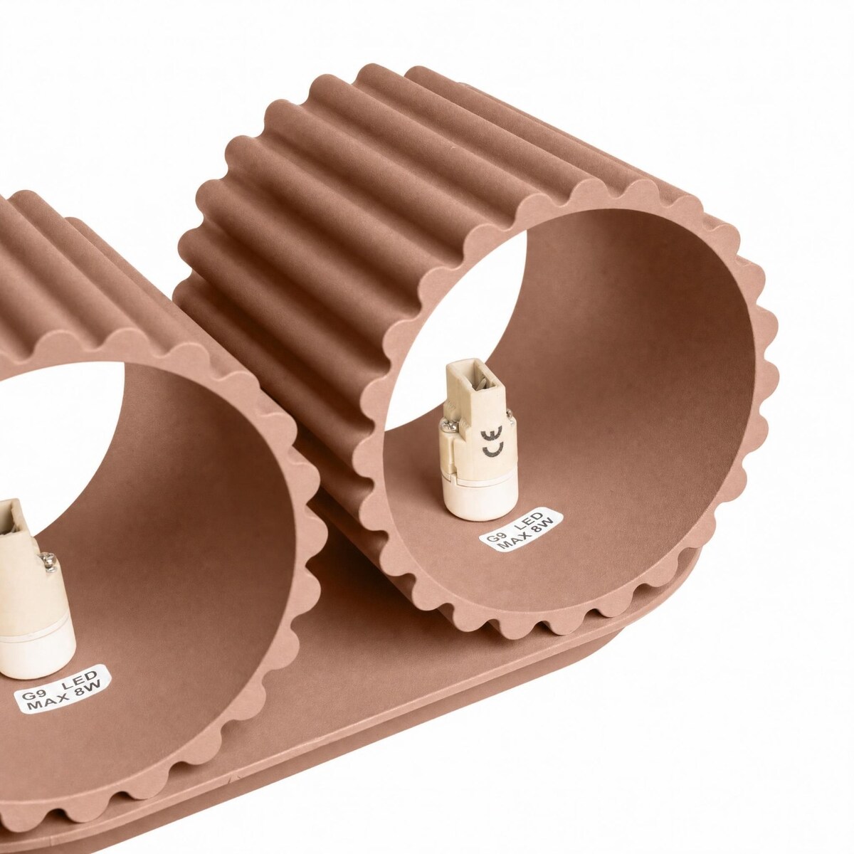 Kinkiet AURA 2 mocca G9
