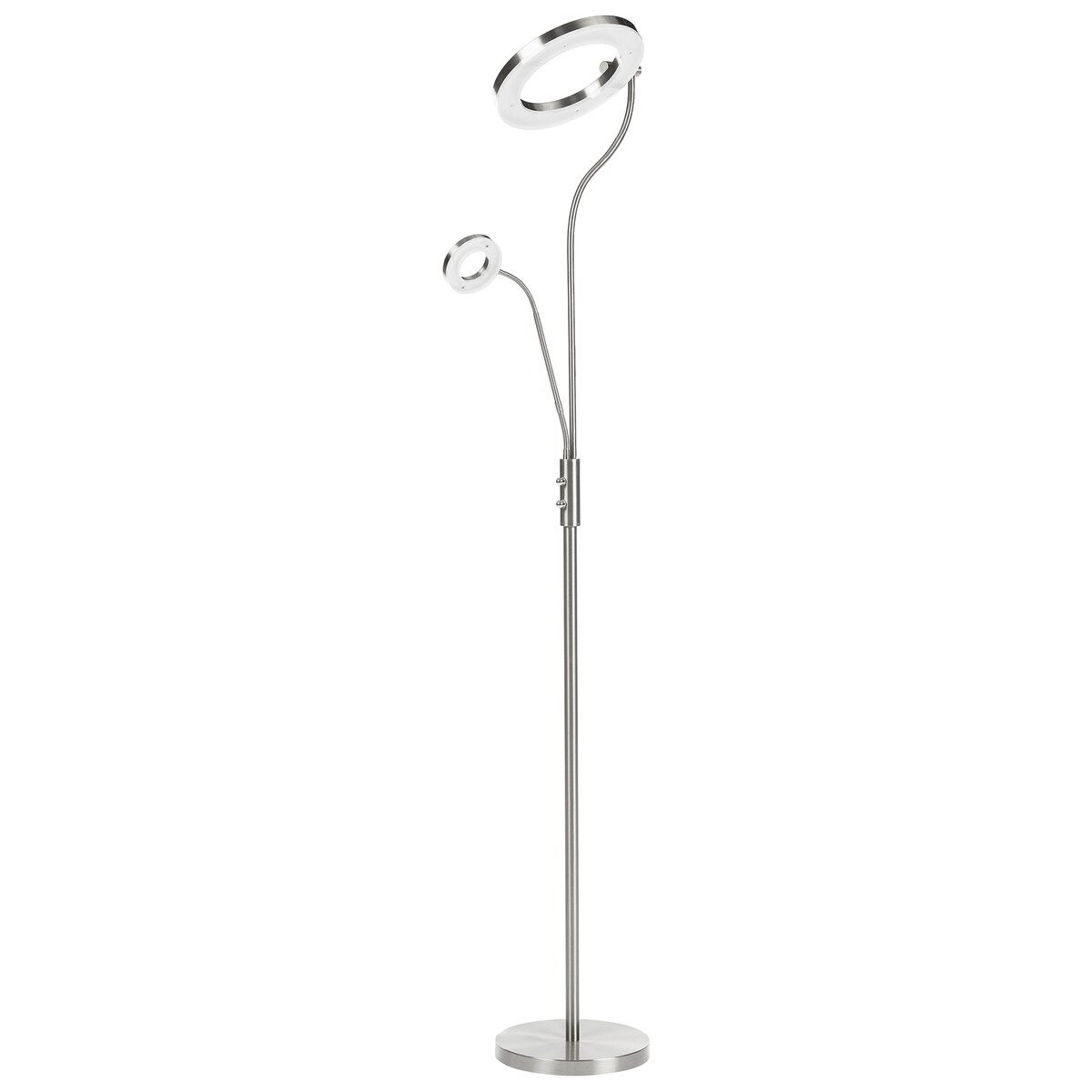 Lampa podłogowa LED AFTON Metal Srebrny