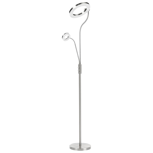Lampa podłogowa LED AFTON Metal Srebrny