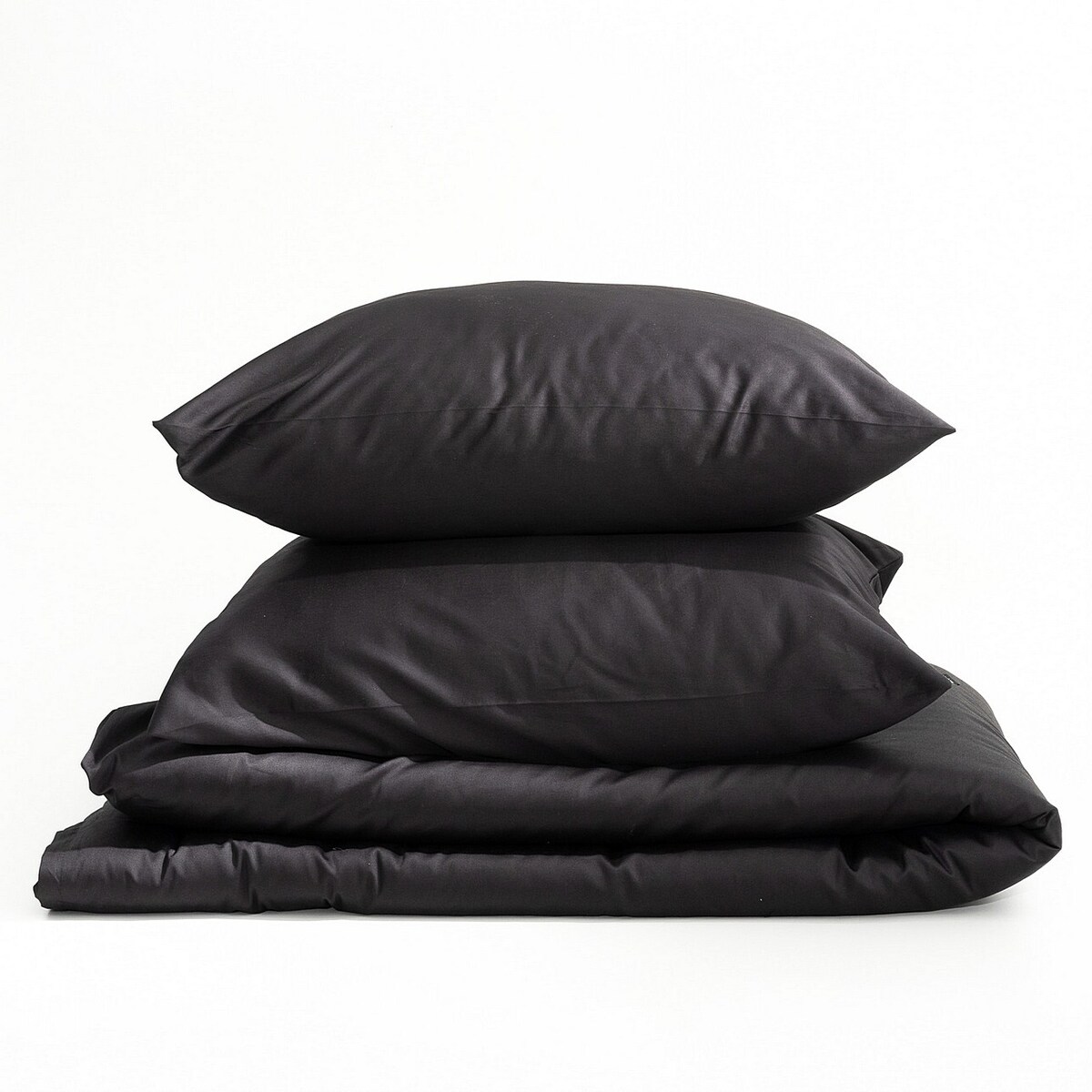 Pościel z satyny bawełnianej Black 160x200 cm, 160x200 cm