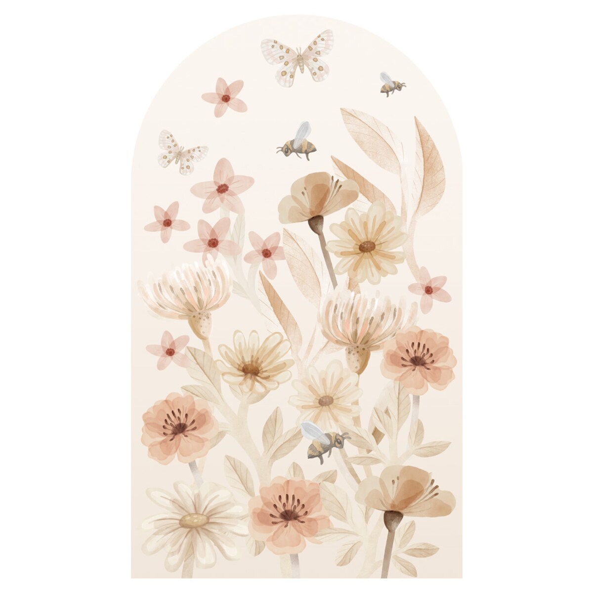 Naklejka na ścianę łuk Łąka XXL