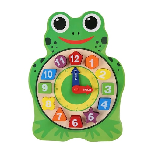Zegar Montessori - Żabka