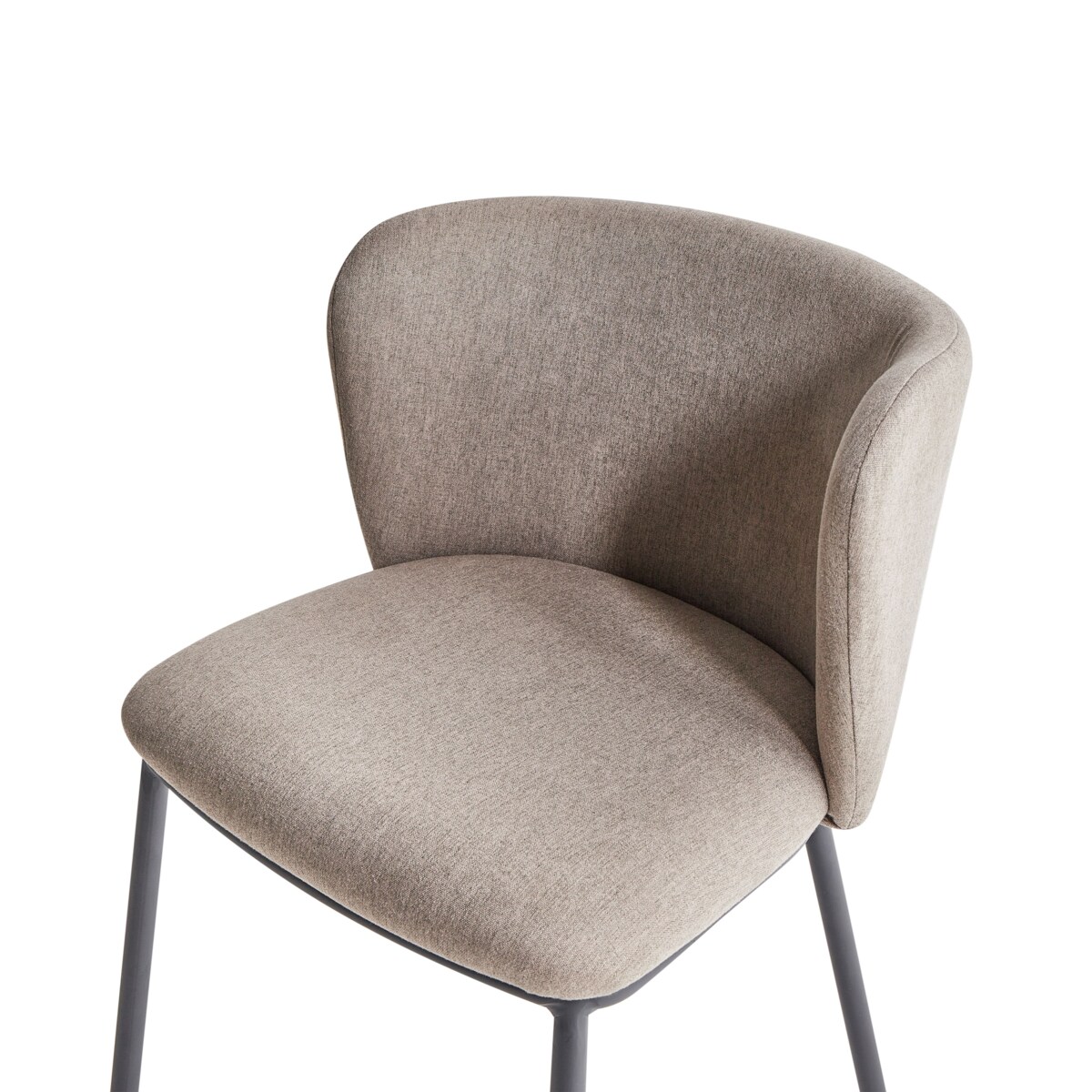 Zestaw 2 krzeseł do jadalni MINA Beżowoszary