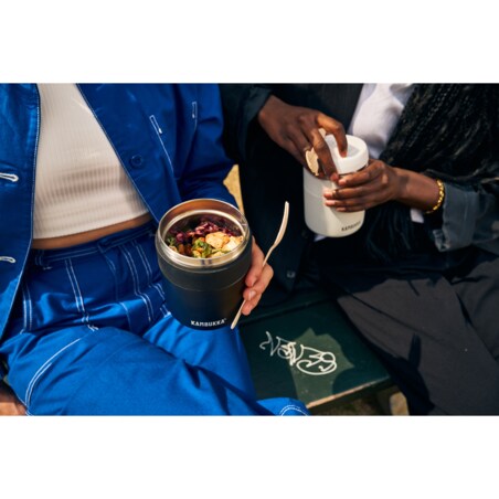 Termos obiadowy (600 ml) Matte Black Bora Kambukka