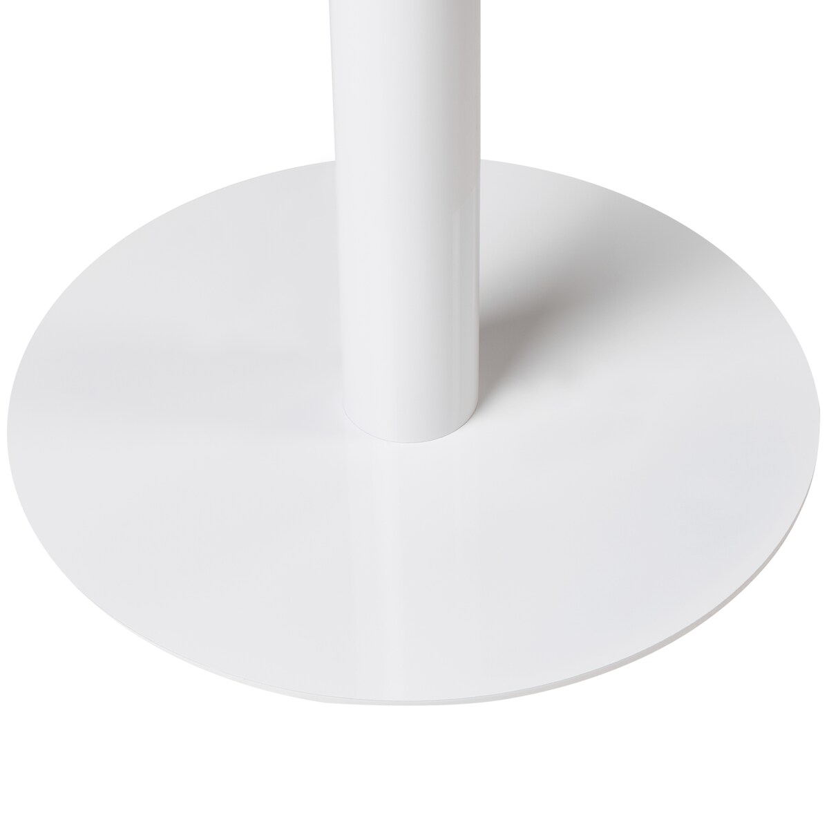 Stół barowy MORELLA Jasny brąz/ biały 60 cm 60 cm