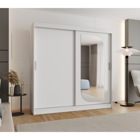 Szafa przesuwna LUCY 200 biały