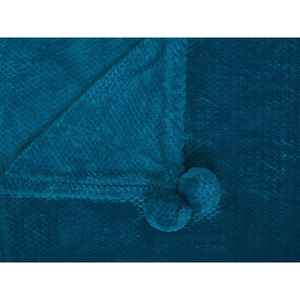 Koc 200 x 220 cm turkusowy SAITLER