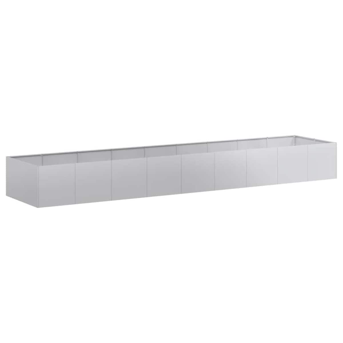 vidaXL Doniczka 360x80x40 cm Stal ocynkowana