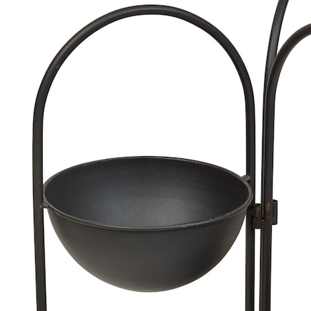 Kwietnik metalowy na 6 doniczek stojący 124x42x38 cm DISCRETO