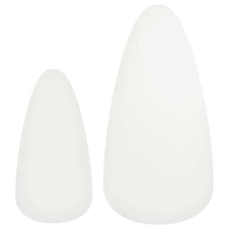 vidaXL Zestaw stolików kawowych, 2 szt., biały, lite drewno sosnowe