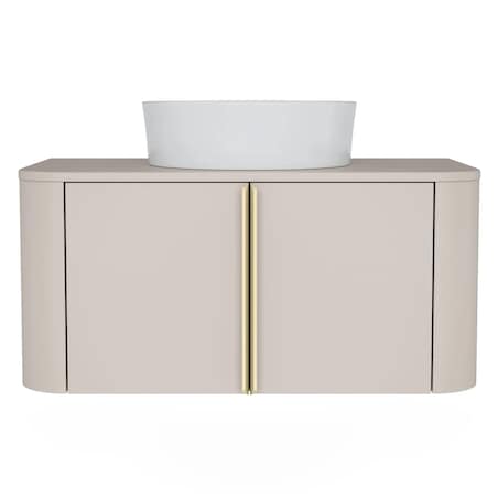 Komoda szafka łazienkowa pod umywalkę 37,6x80,2x43,6 cm POPS beżowa