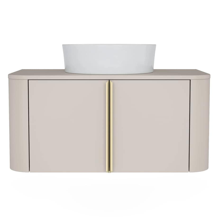 Komoda szafka łazienkowa pod umywalkę 37,6x80,2x43,6 cm POPS beżowa