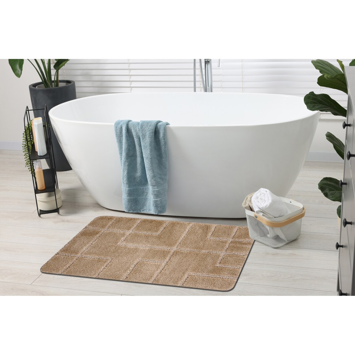 Dywan łazienkowy SUPREME LINES linie, 60x100 cm