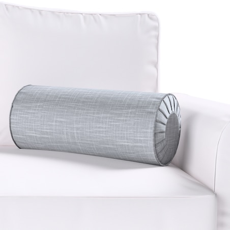 Poduszka wałek z zakładkami, szary, Ø20 x 50 cm, Harmony