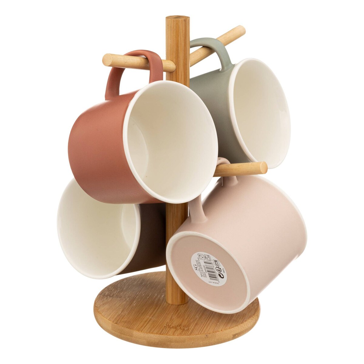 Kubki do gorących napojów NATURE, na stojaku, 380 ml