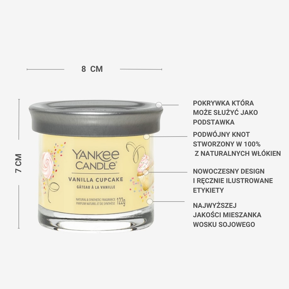 YC SIGNATURE - Tumbler mały VANILLA CUPCAKE