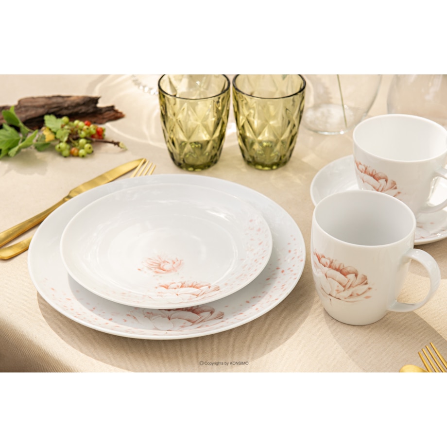 Kubek 6szt. BOSS PIWONIA