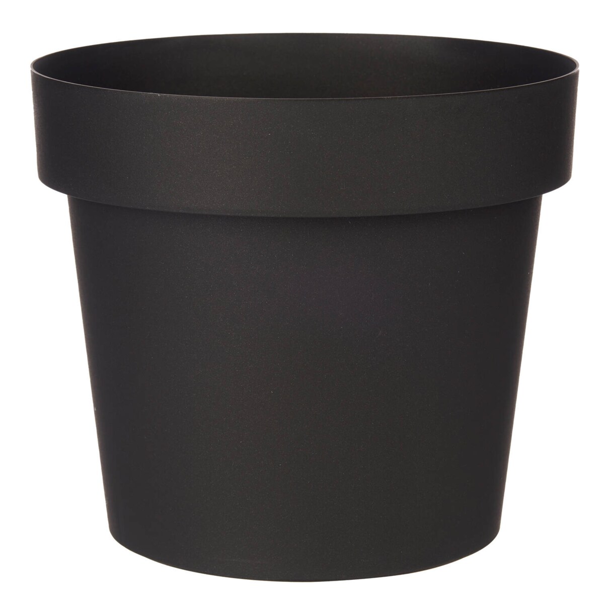 Doniczka samonawadniająca, plastikowa, antracytowa