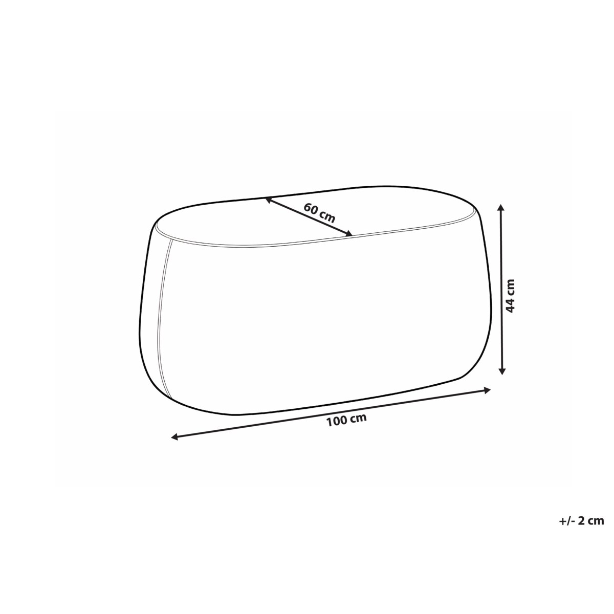 Ławka ASHTON Beżowoszary