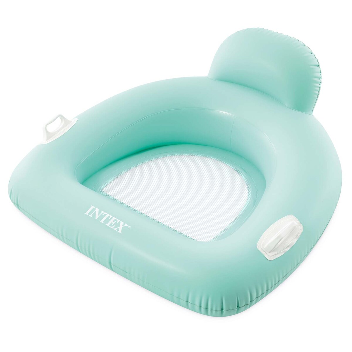 Fotel materac dmuchany Intex 56801 do pływania miętowy Lounge plażowy