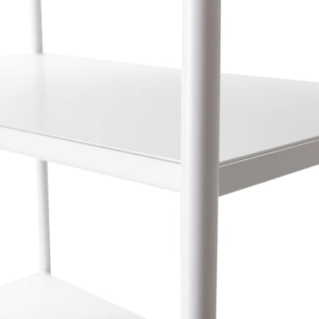 Regał Clarence 200cm white, 73 x 43 x 200 cm