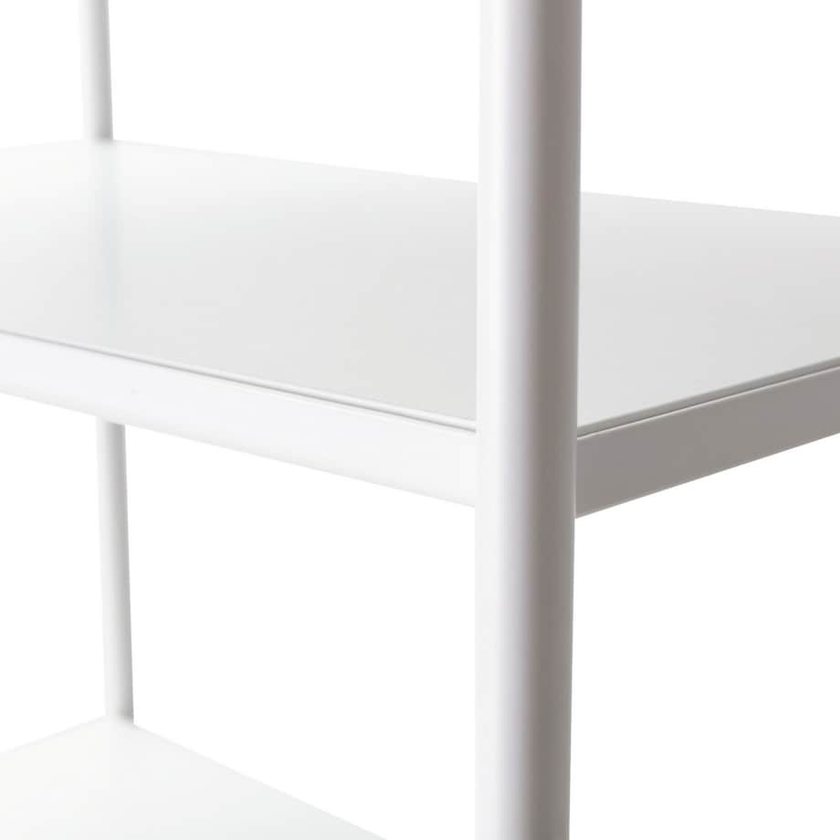 Regał Clarence 200cm white, 73 x 43 x 200 cm