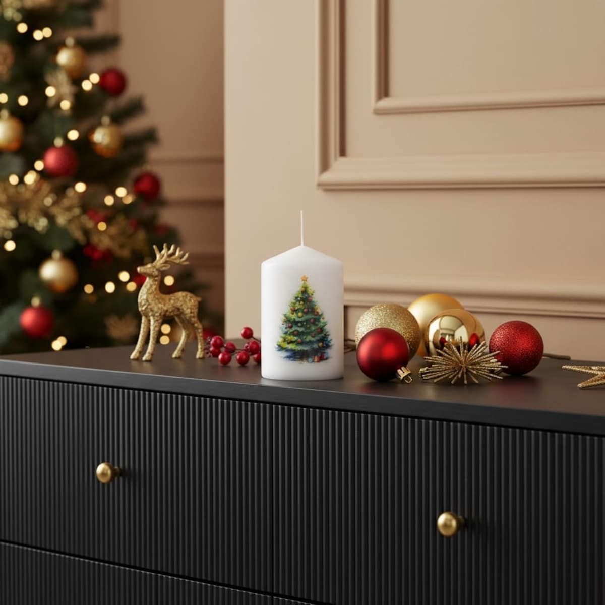 Świeca świąteczna – Choinka, idealna na prezent