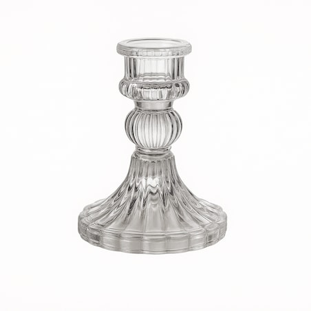 Świecznik dekoracyjny, szklany Glamour 10 cm - SW11