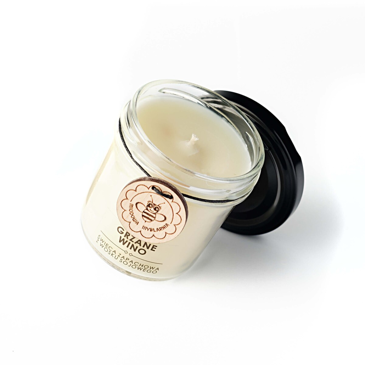 GRZANE WINO świeca z wosku sojowego