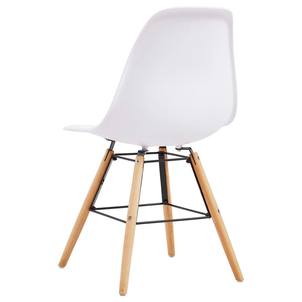 vidaXL 3-częściowy zestaw jadalniany, plastik, biały