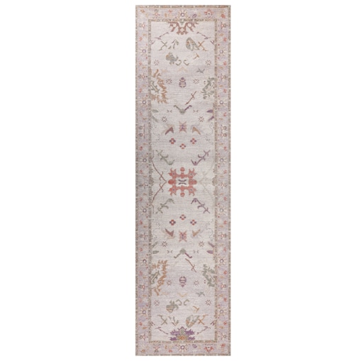 Dywan bawełniany 80 x 300 cm beżowy YANOBA