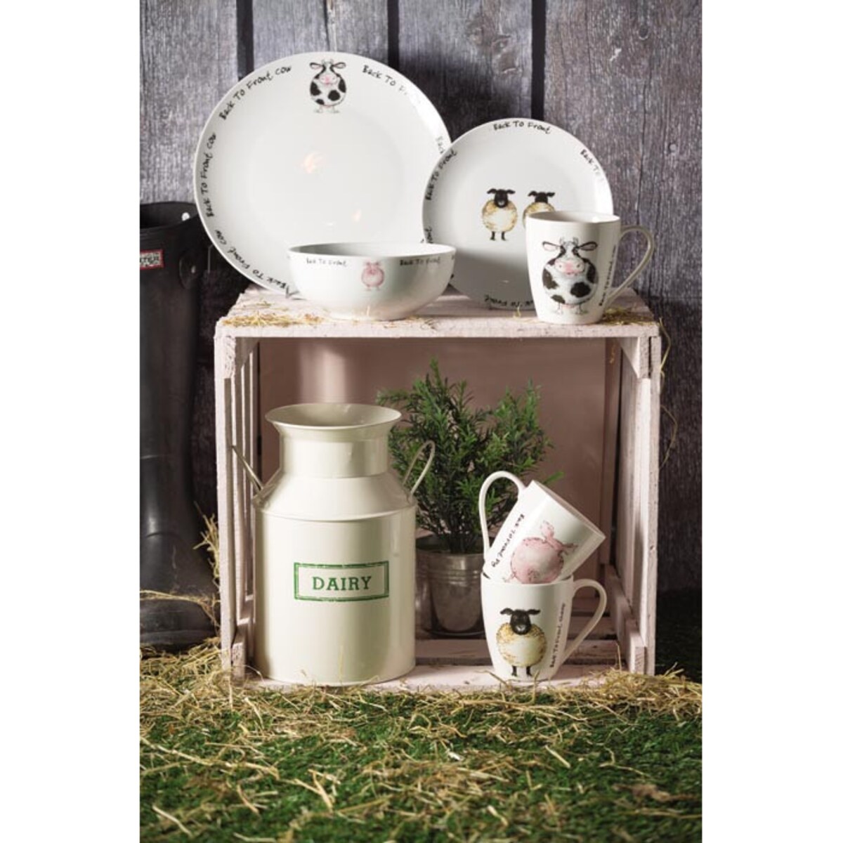 Kubek z liskiem Back to Front, 350 ml, Price&Kensington