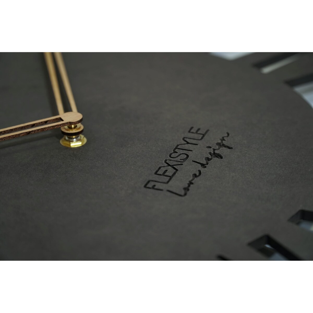 Duży zegar ścienny Loft Adulto 50cm czarny