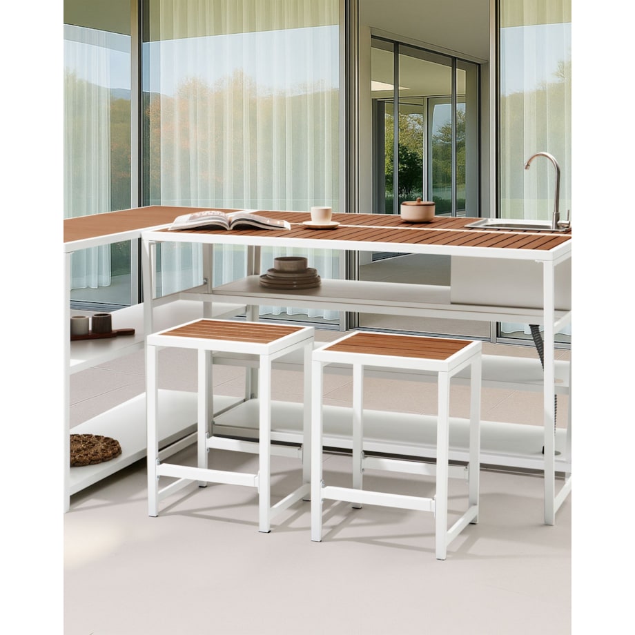 Krzesło ogrodowe AVETRANA Biały