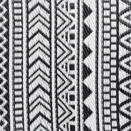 vidaXL Dywan zewnętrzny, ARAKIL czarny, 80 x 250 cm, PP