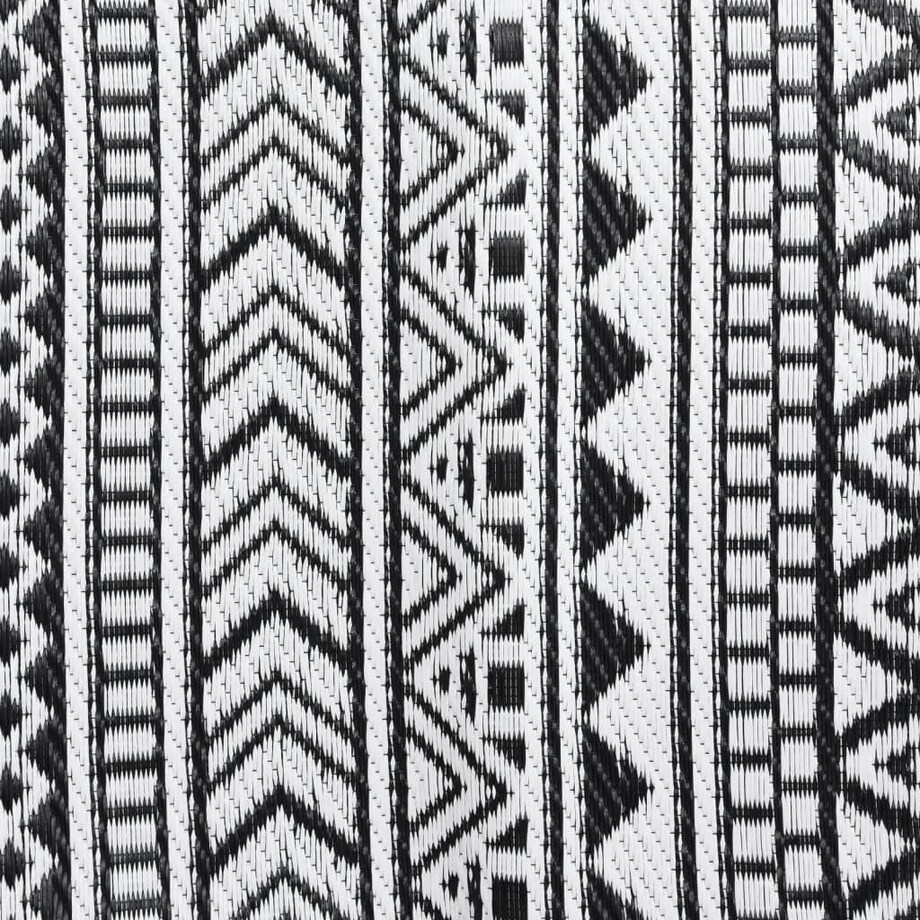 vidaXL Dywan zewnętrzny, ARAKIL czarny, 80 x 250 cm, PP