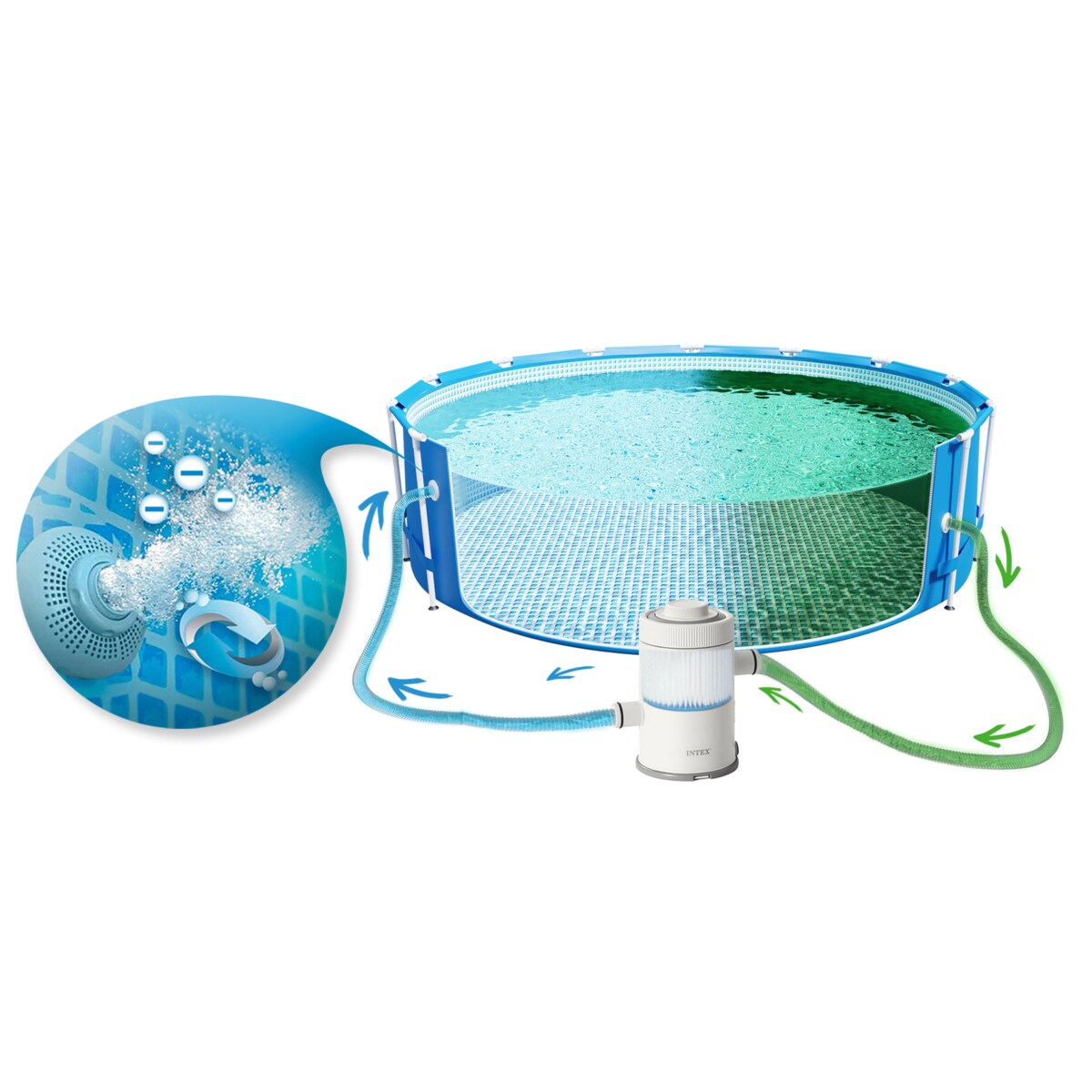 Pompa filtrująca do basenów 1250 l/h 26602 Intex