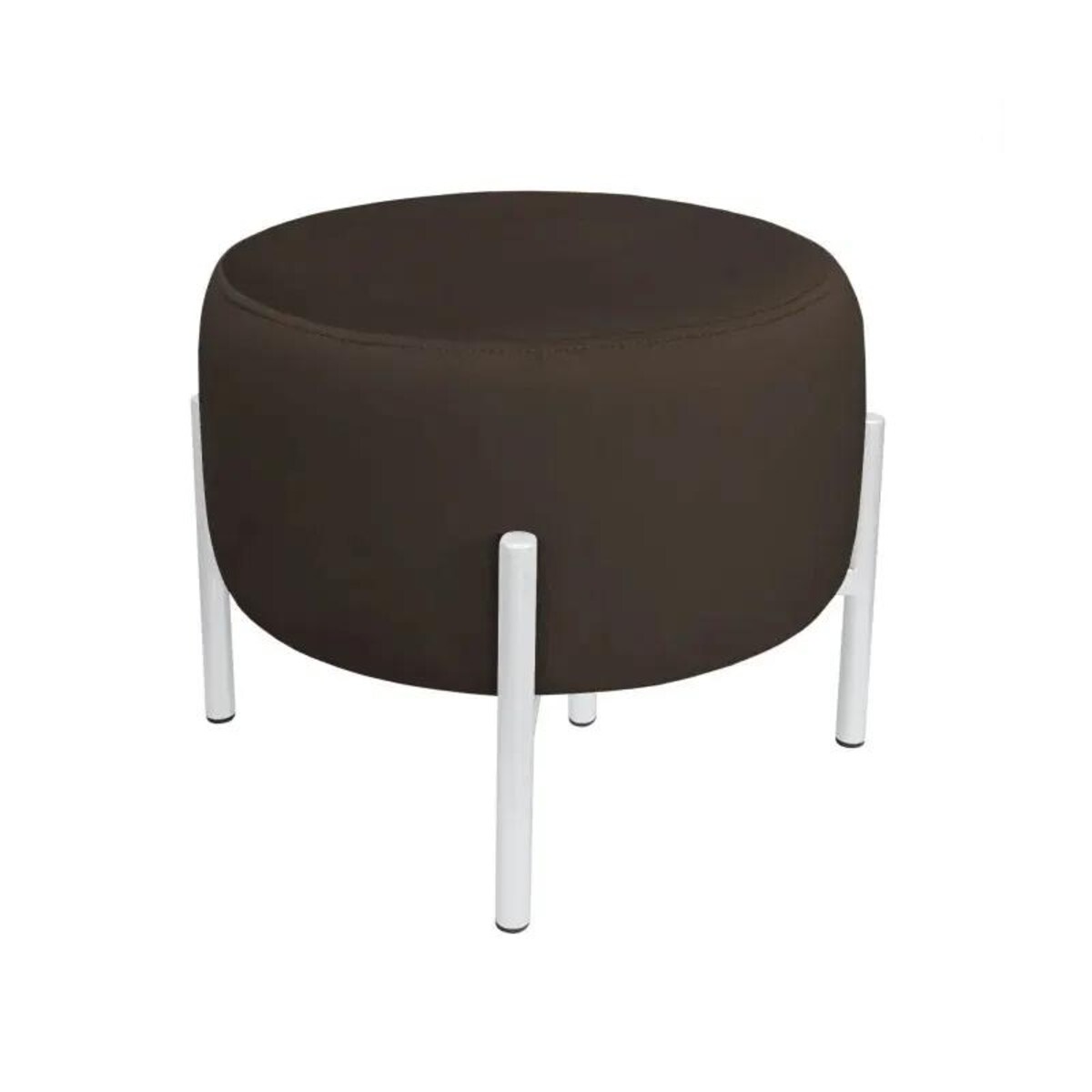 Pufa WILFRED MG VELVET brązowa/biała