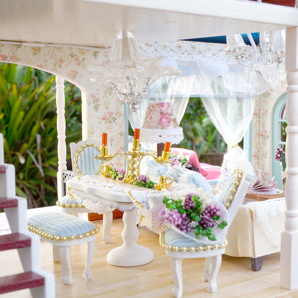 Miniaturowy domek - Amerykański cottage