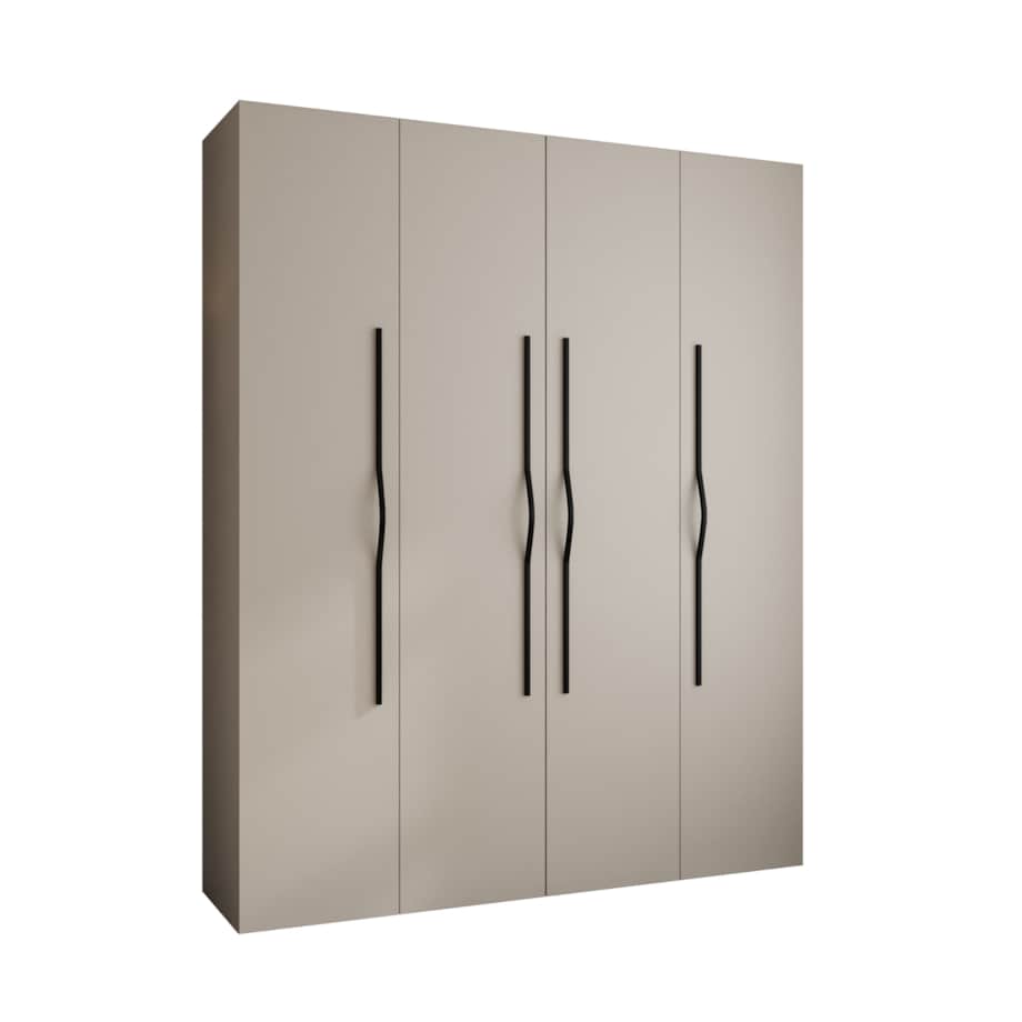 Szafa czterodrzwiowa Como 2 200 gł.50 kaszmir+czarny