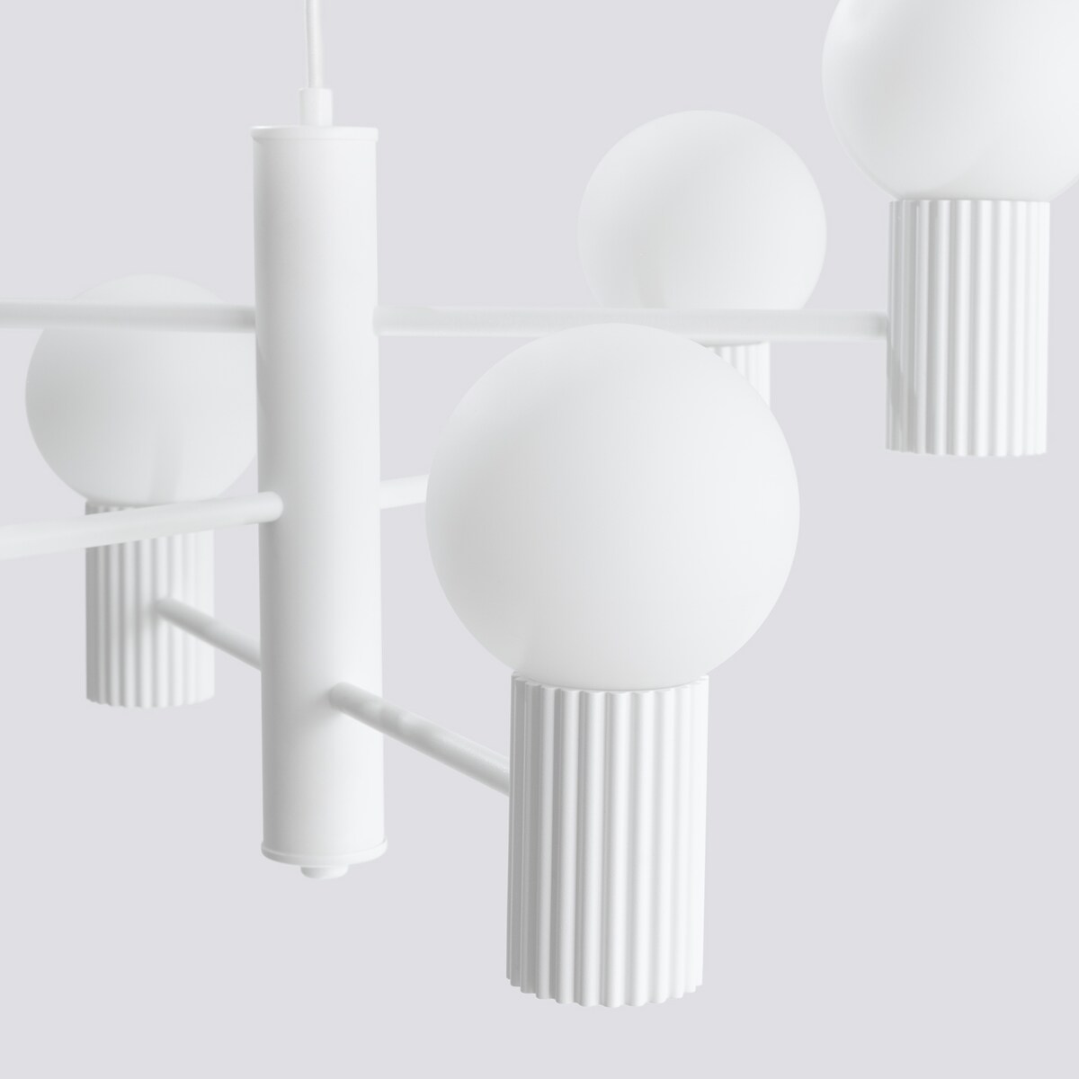 Żyrandol HALO 6 biały