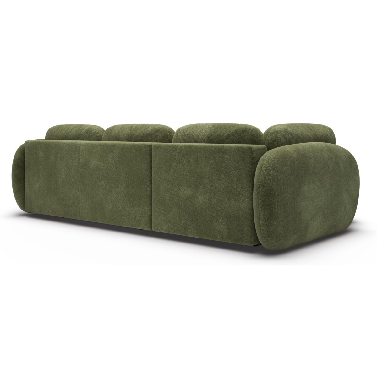 Nowoczesny Narożnik rozkładany OLIVIO II, lewy, zielony